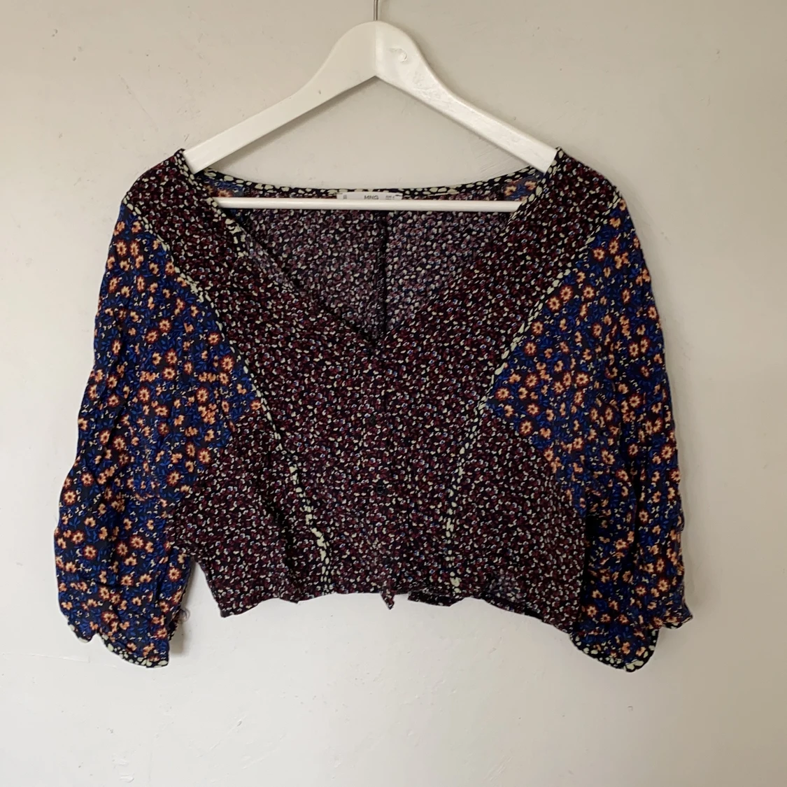 Blommig croptop