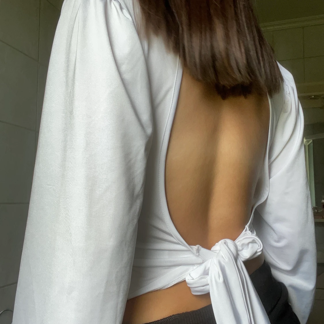 Tröja med öppen rygg - 91