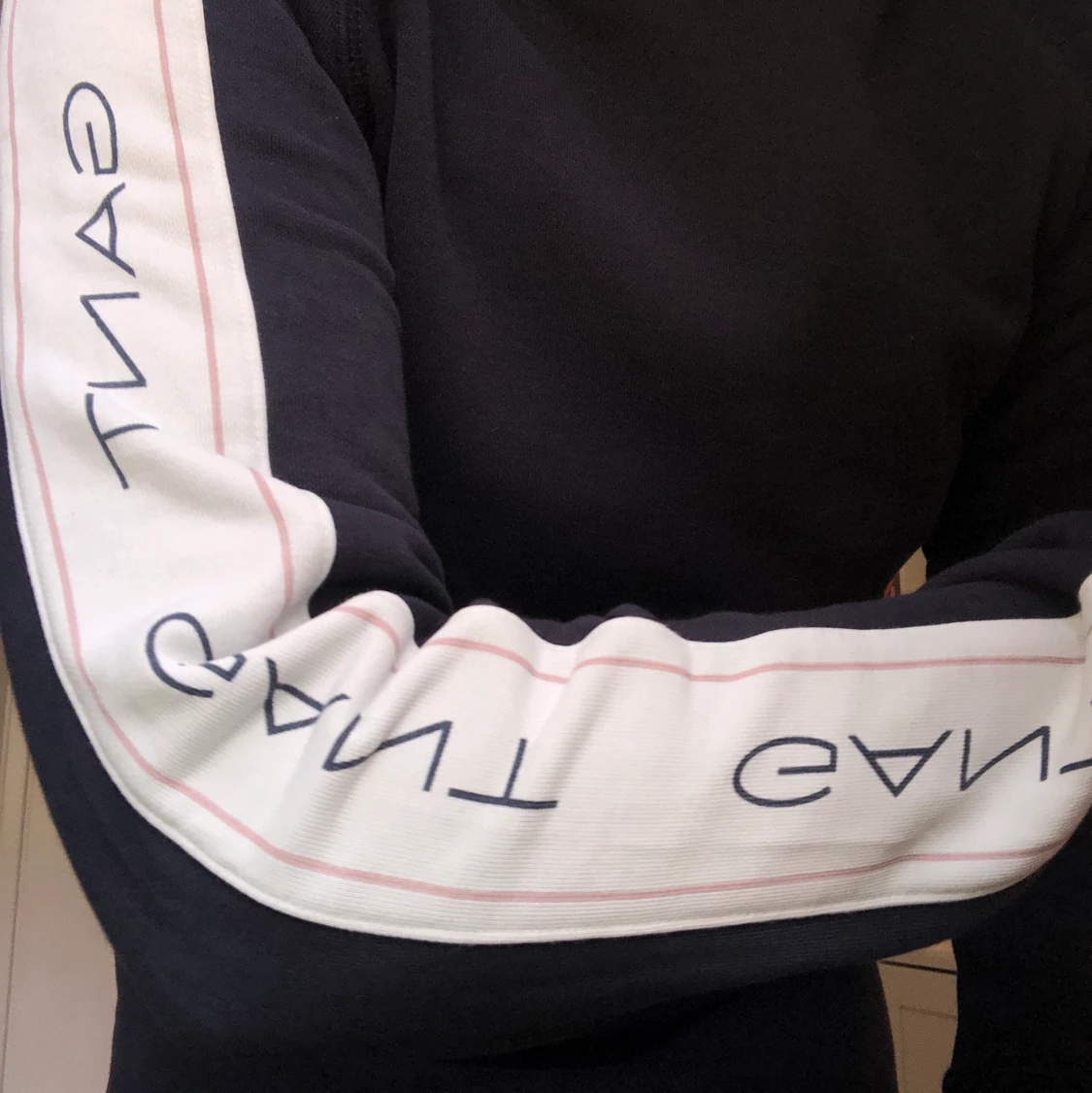 Super fin lång Hoodie klänning. - 91