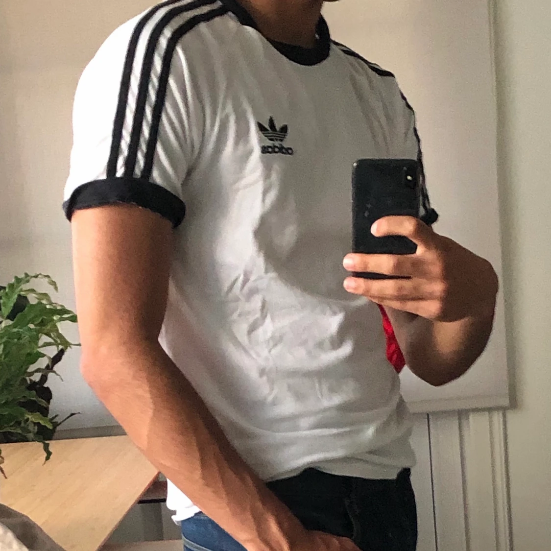 Vit Adidas tröja  - 90