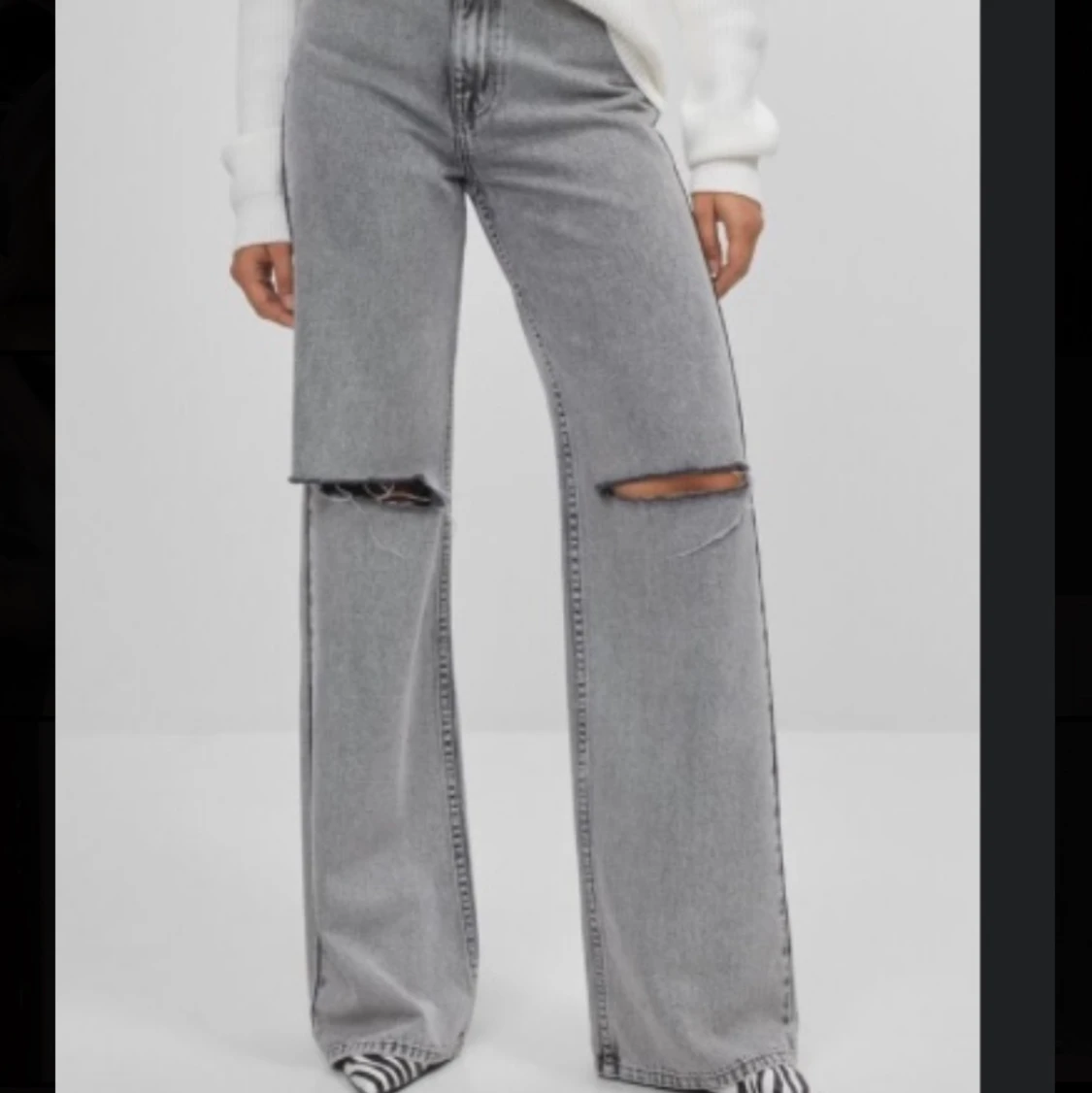 Gråa byxor 