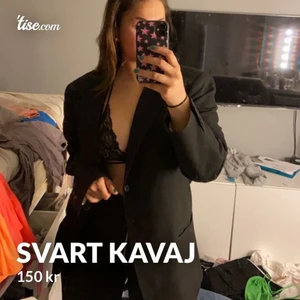 Svart kavaj  - Endast testad med prislapp kvar. 