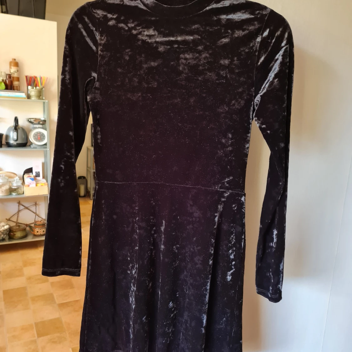 Sammetsklänning