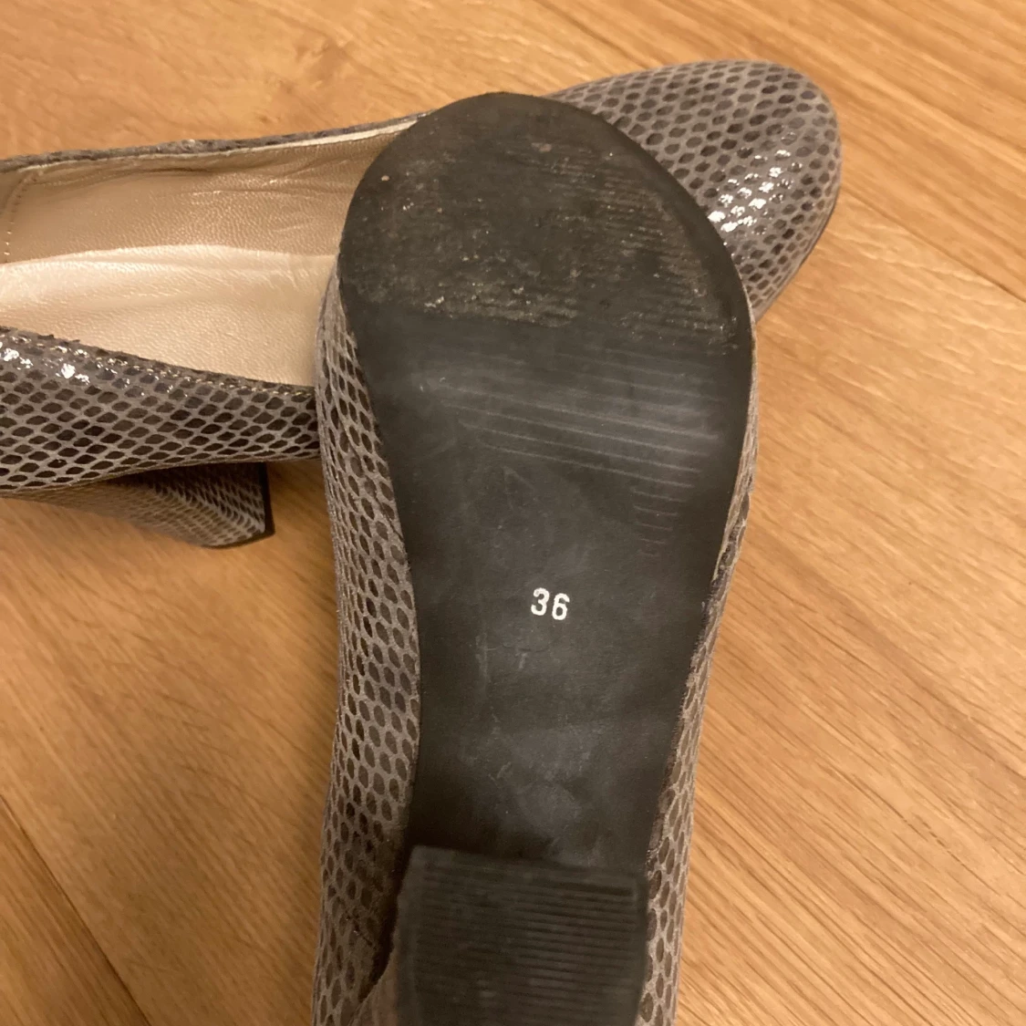 BDK pumps, grå, stl 36 - 91