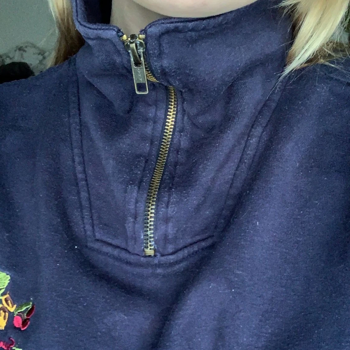 Tröja med dragkedja  - 90