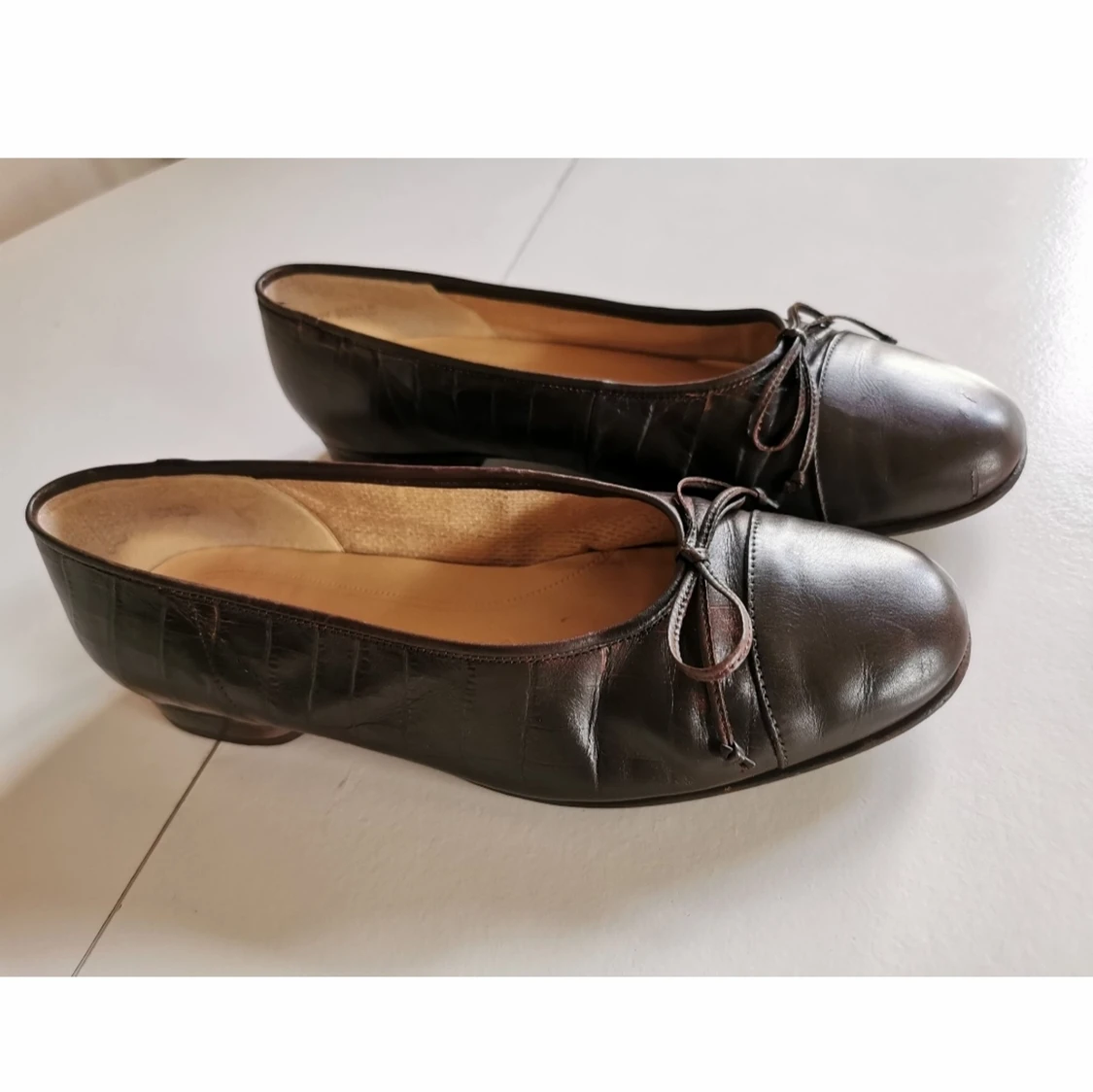 Gabor balerina skor, äkta läder, stl: 38 - 90