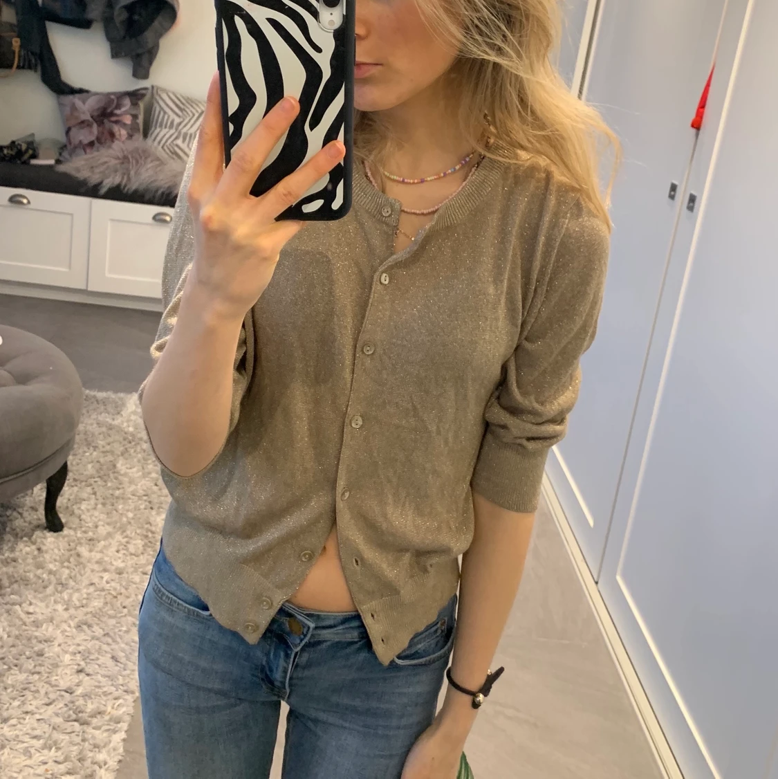 Såå cool glittrig kofta 🤎🤎