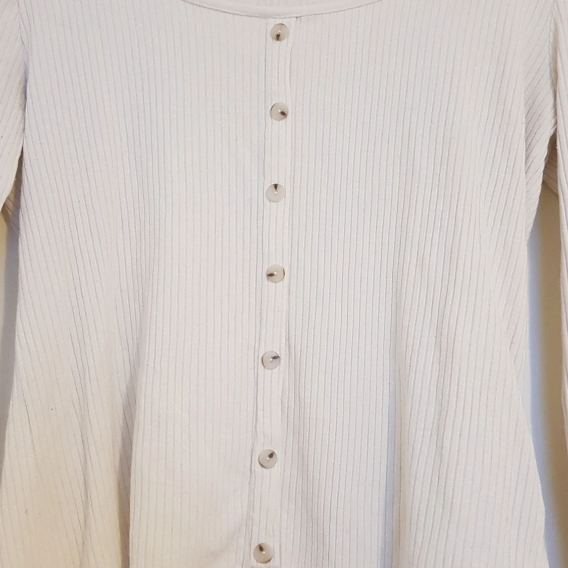 Vit långarmad tröja från H&M💕 - 90