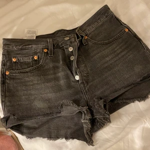 Levis shorts - Säljer mina svart/ gråa shorts pågrund av att dom blivit för små. Super fina och sköna använda ett fåtal gånger bara. Hör av dig om du har några frågor😊