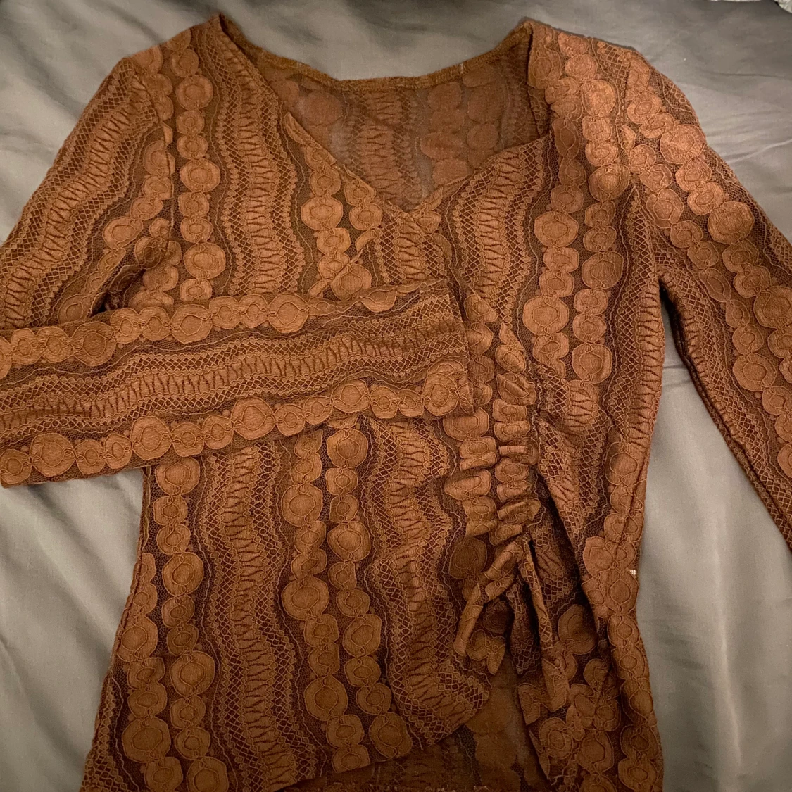 Brun fin tröja - 90