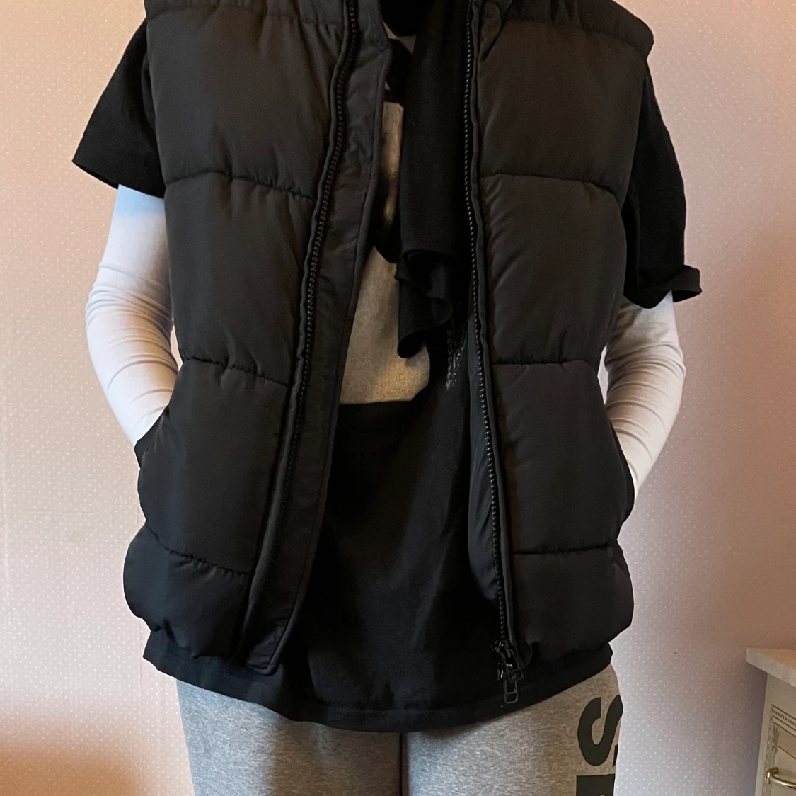 Oversized puffer vest - 91