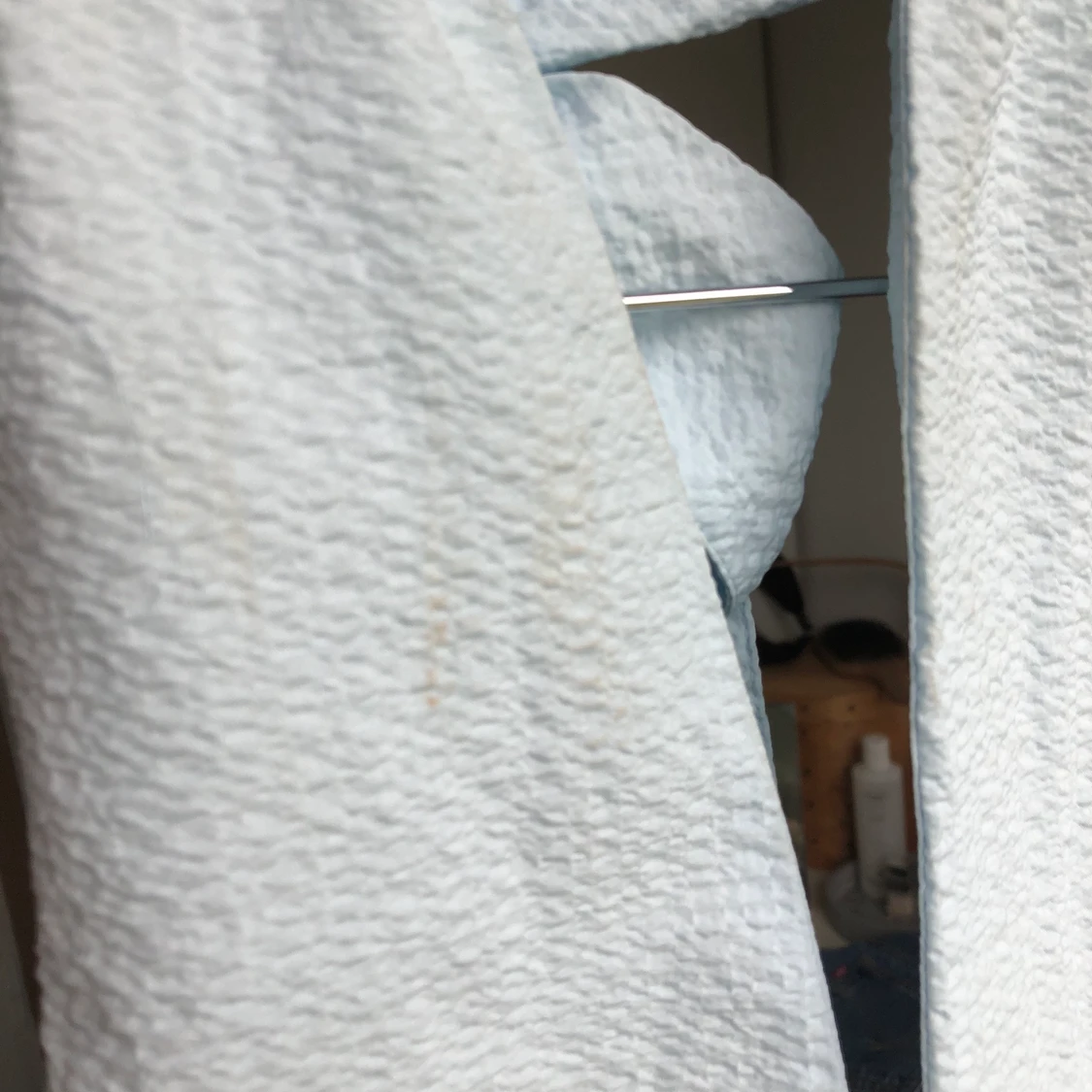 Knyt topp i ljusblått - 91