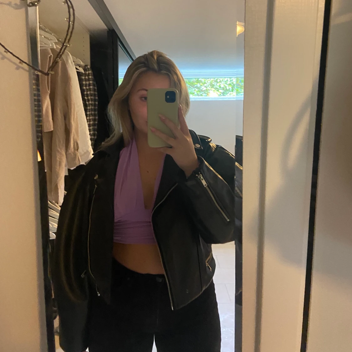 Svart skinnjacka från NA-KD - 90