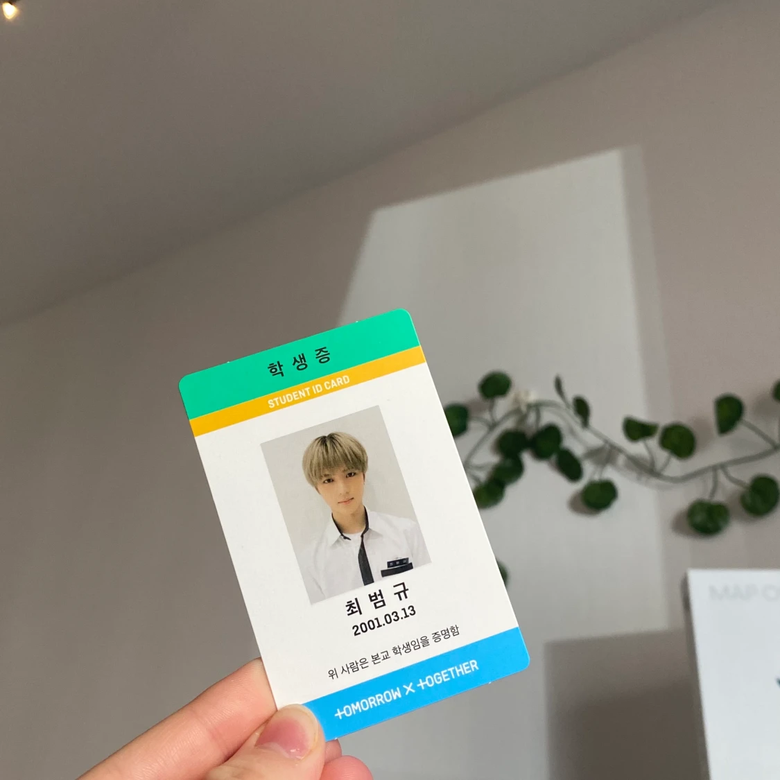 Txt photo card of beomgyu