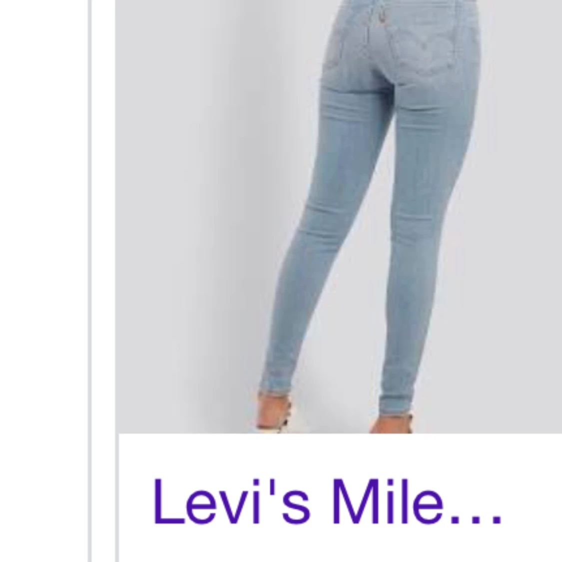 Levis mile high 27/32