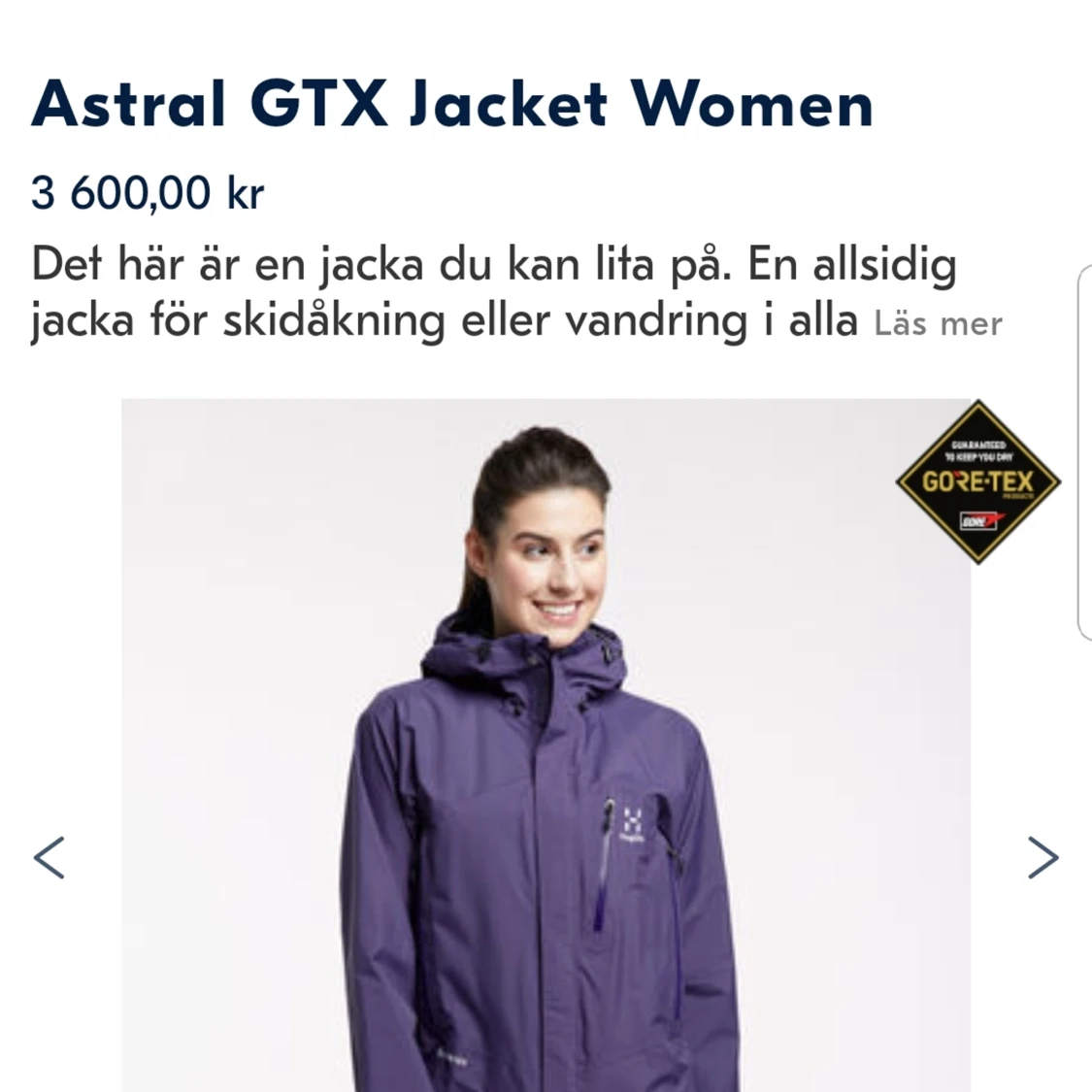 Haglöfs Astral gtx jacka - 91
