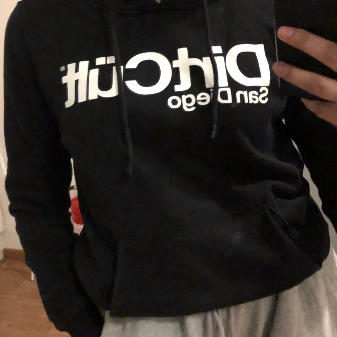 dirtcult hoodie storlek s - 90