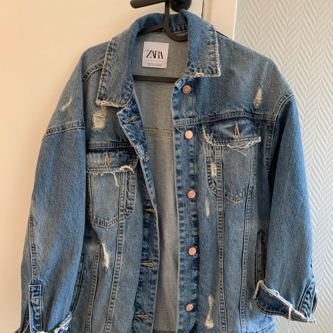 Snygg jeansjacka i oversize modell - 90