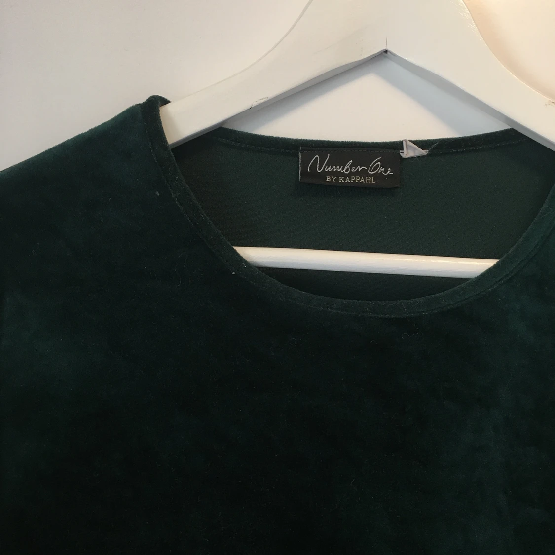 skogsgrön sammetströja - 91