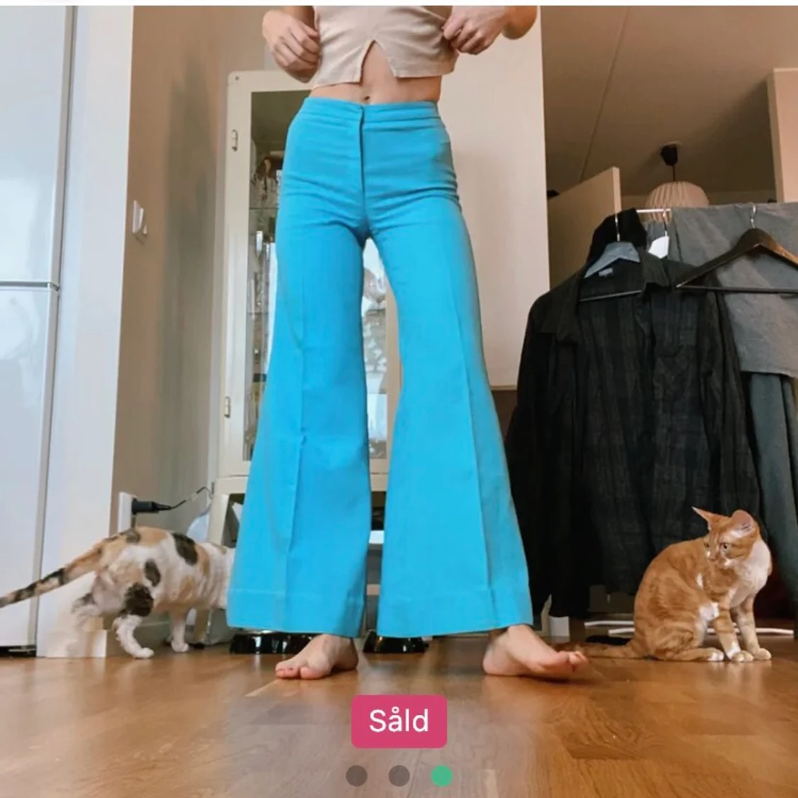 Unika exklusiva flared byxor  - 91