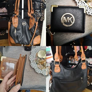 Väska och plånbok i nyskick  - Mk kopior hög kvalitet 