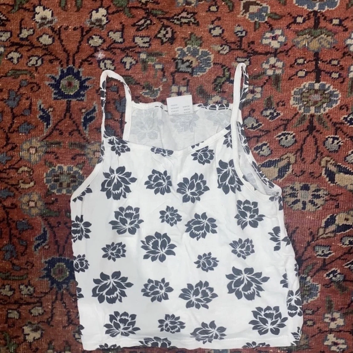 Floral Cropped Tank Top