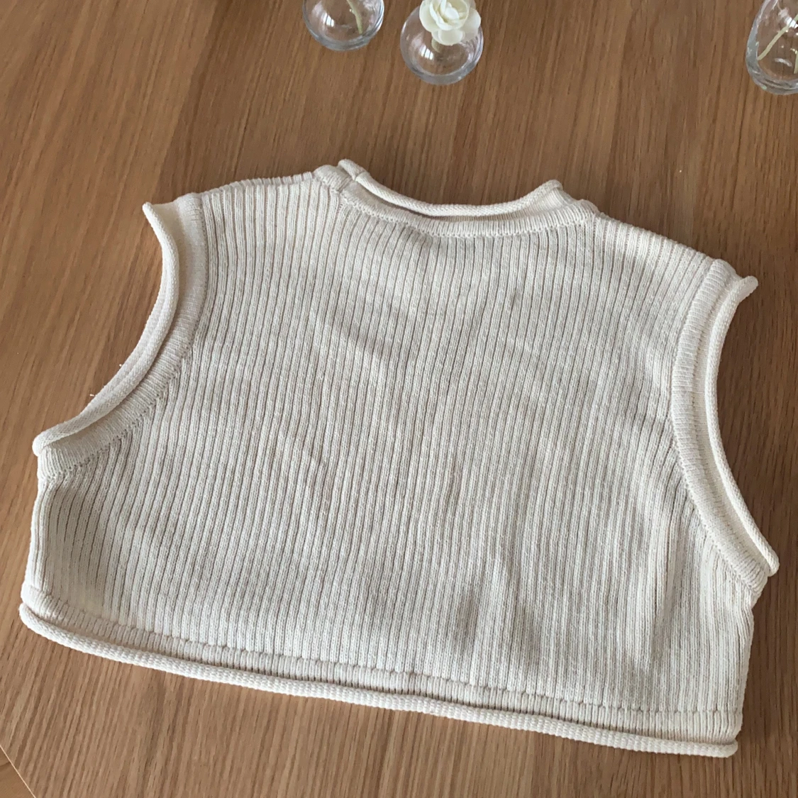 Stickad croppad  - 91