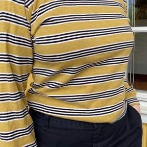 Yellow base with black and white stripes