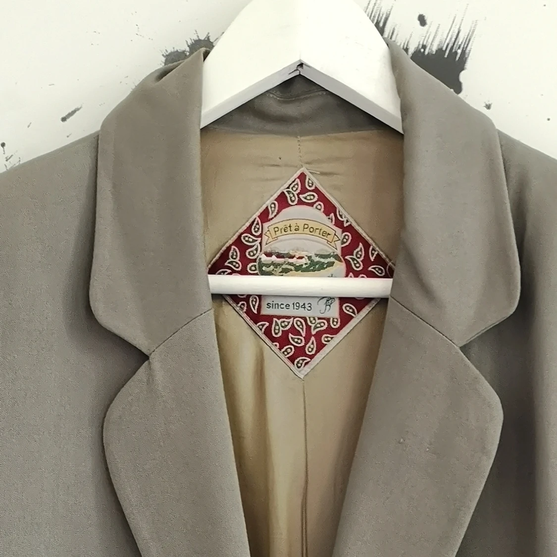 Oversized grå kavaj från Pret a Porter - 90