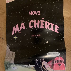 Hov1 Affisch - Hov1 Affisch från 2019! Såldes aldrig utan fick den hemskickad av hov1s manager 😁 Jättebra kvalitet då den bara legat i mitt rum och aldrig vart uppe på väggen. Osäker på hur stor den är men vanlig affischstorlek skulle ja säga