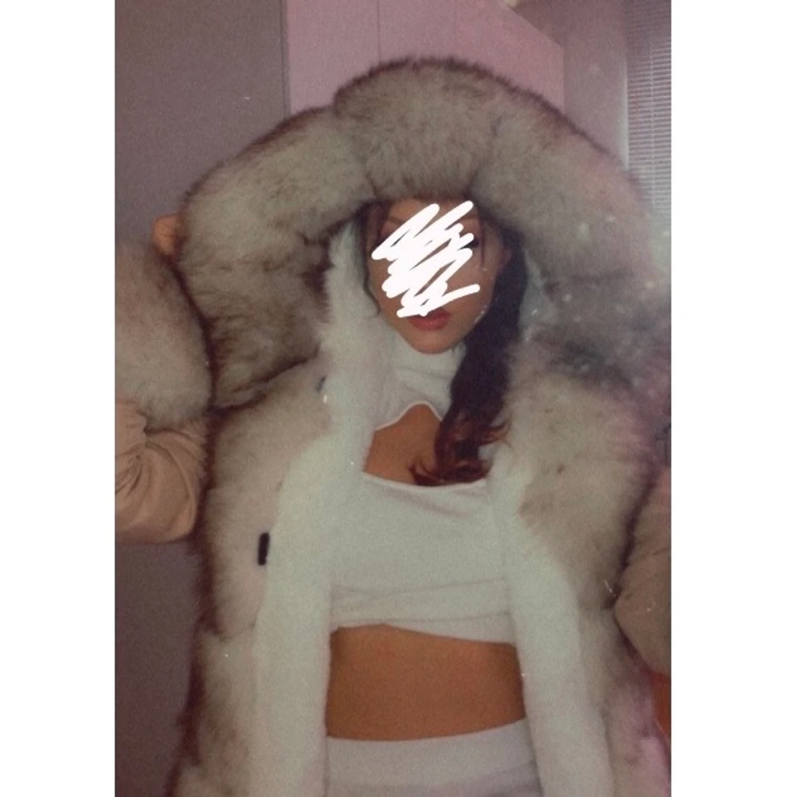 Jacka med äkta päls - 90