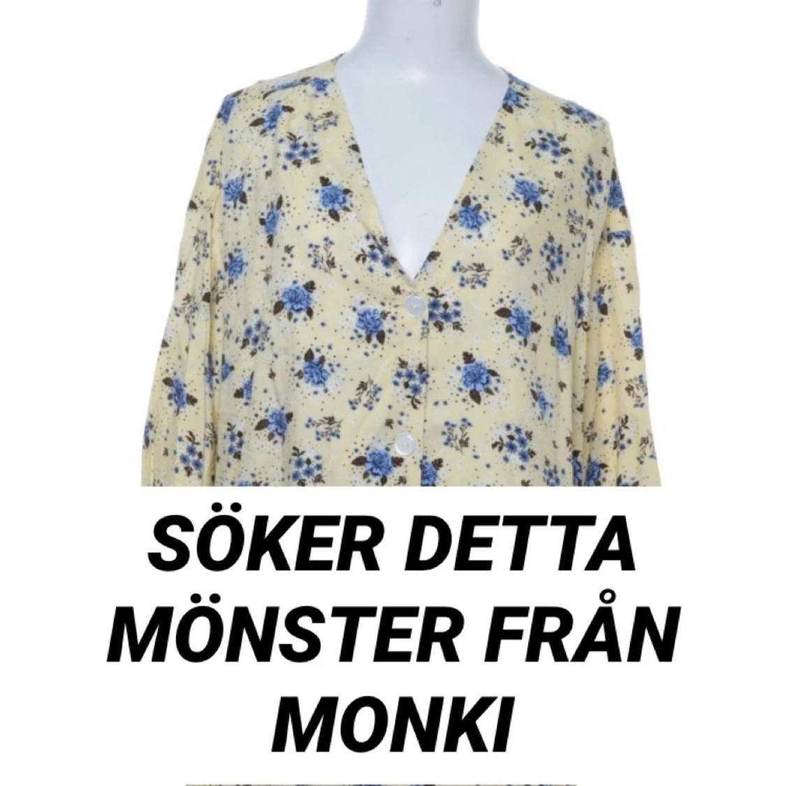 Söker detta mönster från Monki 