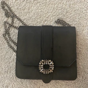 Liten väska, höjd: 18 cm, bred: 20 cm - Oanvänd, svart väska 