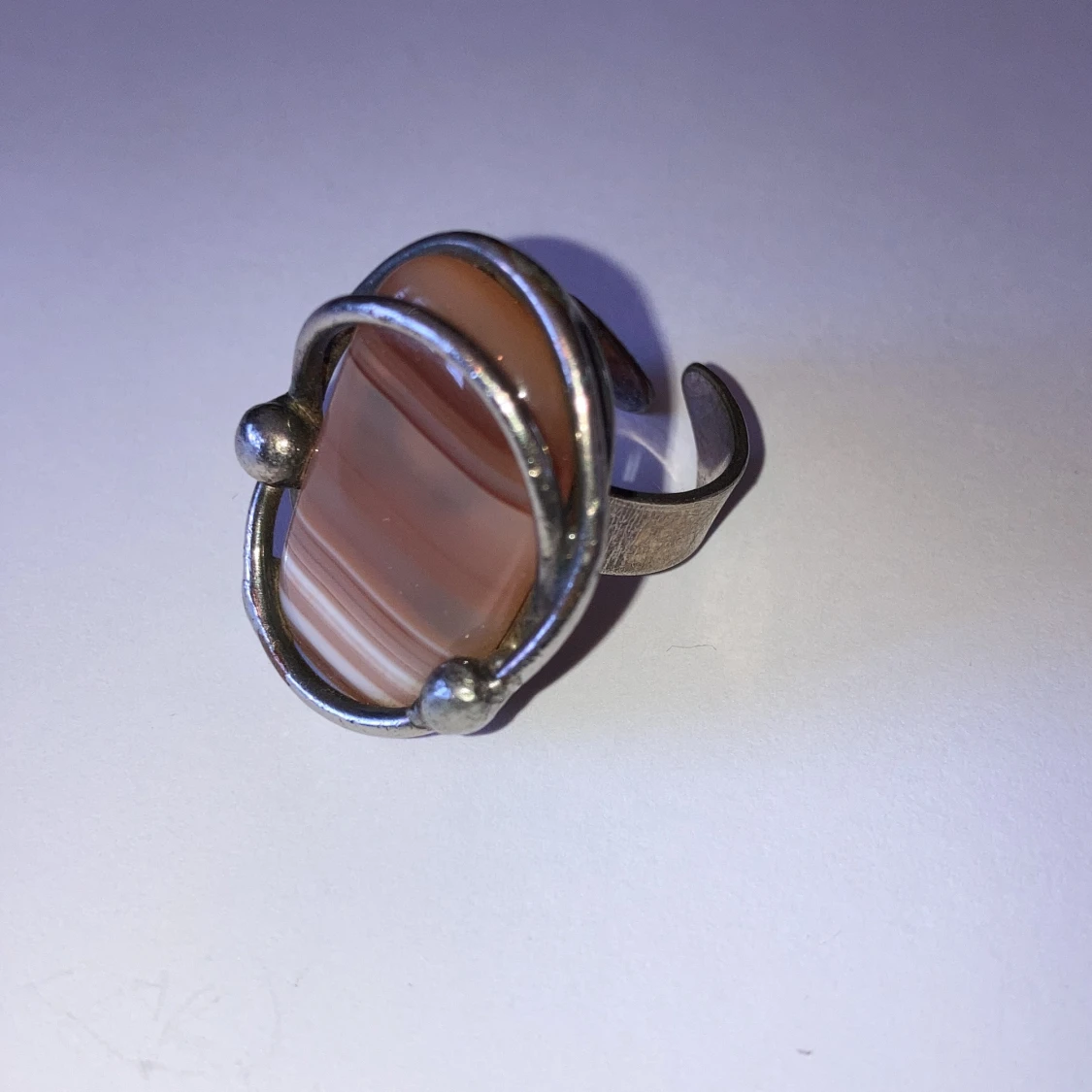 Ring med färg sten - 91