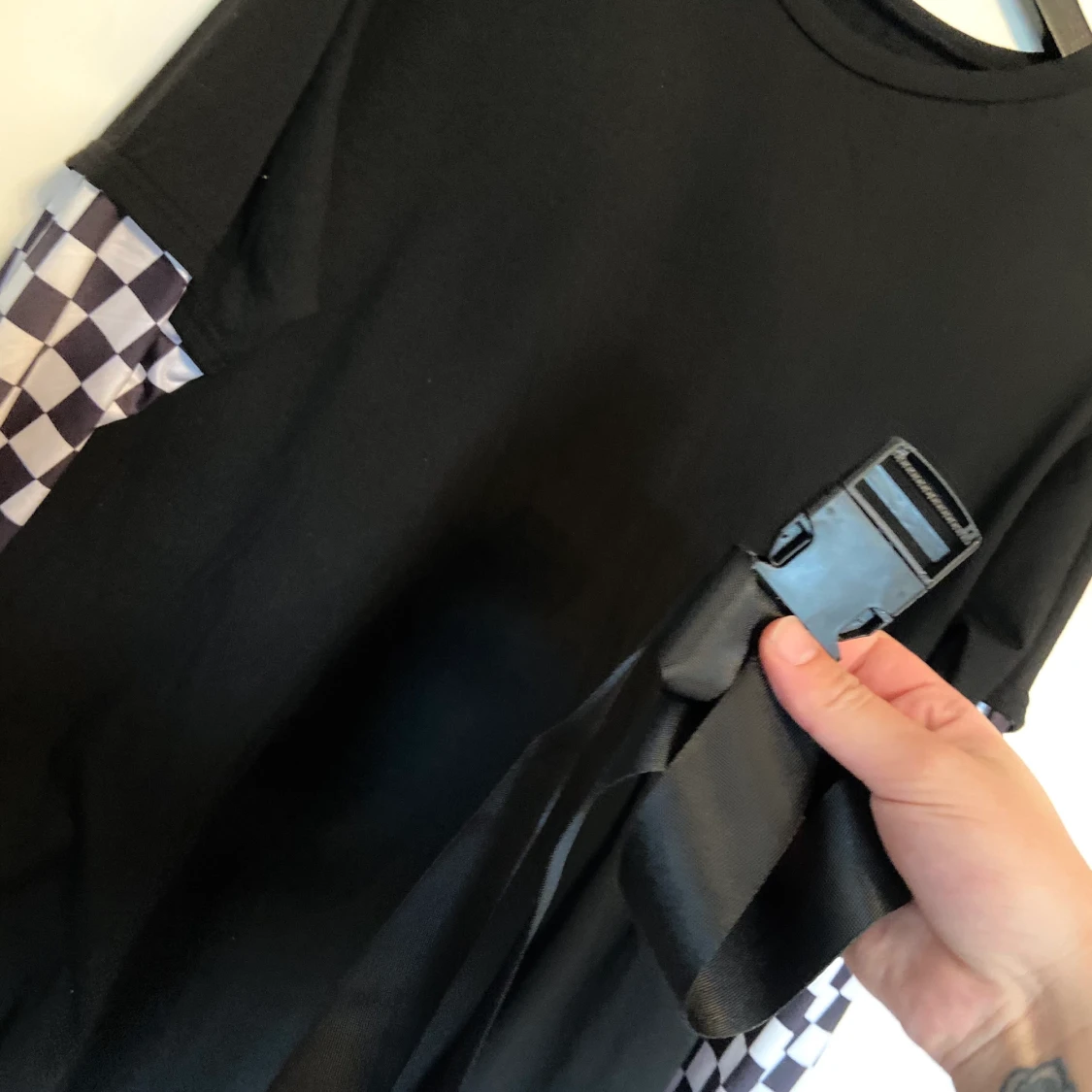 Tröja med bälte från SHEIN i stl S (oversize), oanvänt  - 90