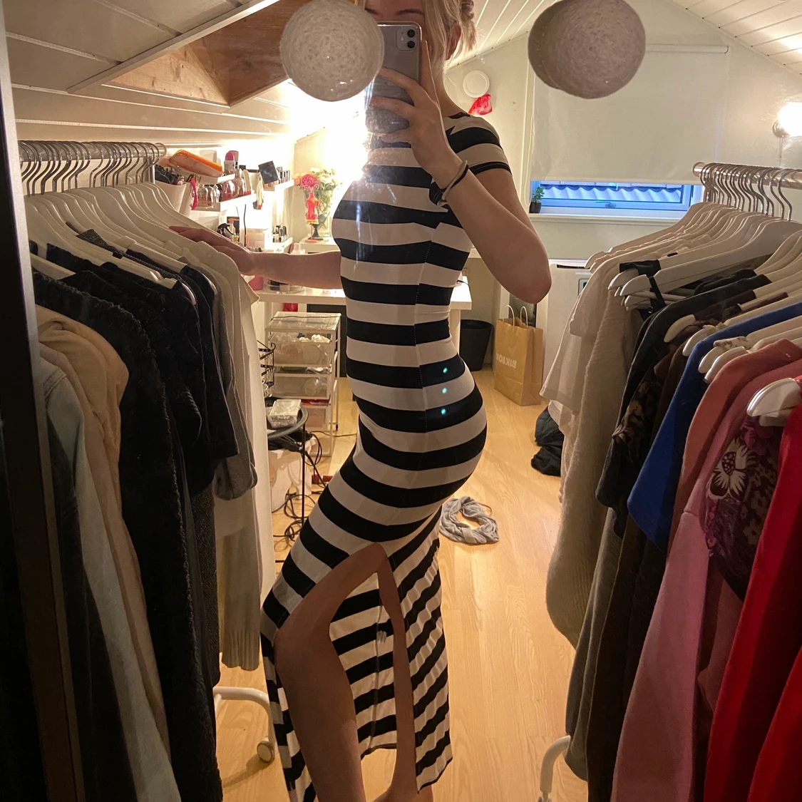 Klänning med slits💕 - 90