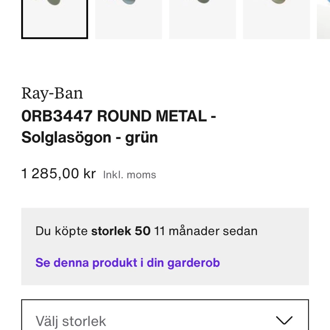 Rayban Solglasögon i nyskick - 91