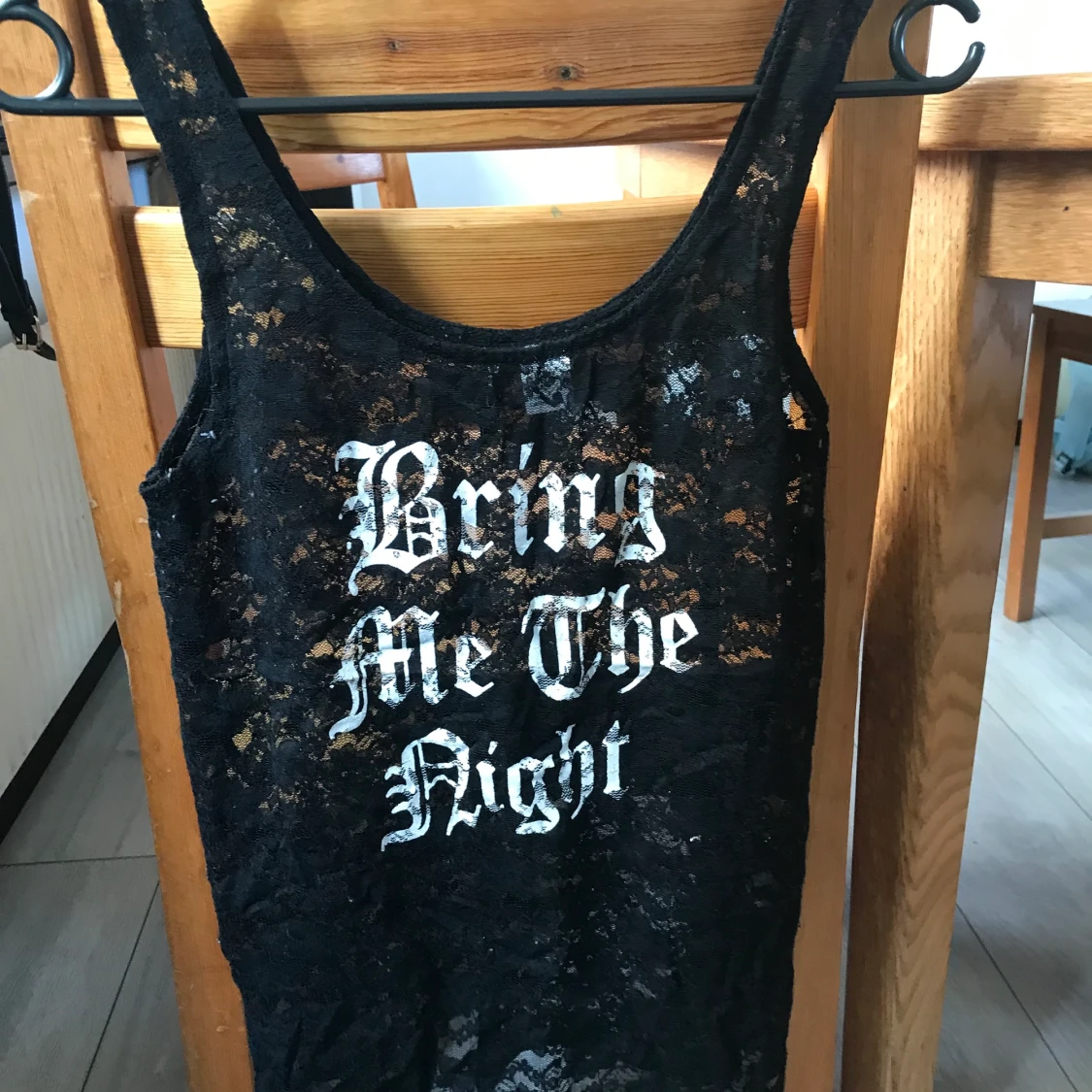 Svart linne storlek XS