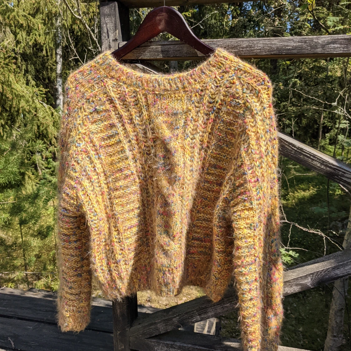 Pull&bear Gul tröja jumper sweater - 90