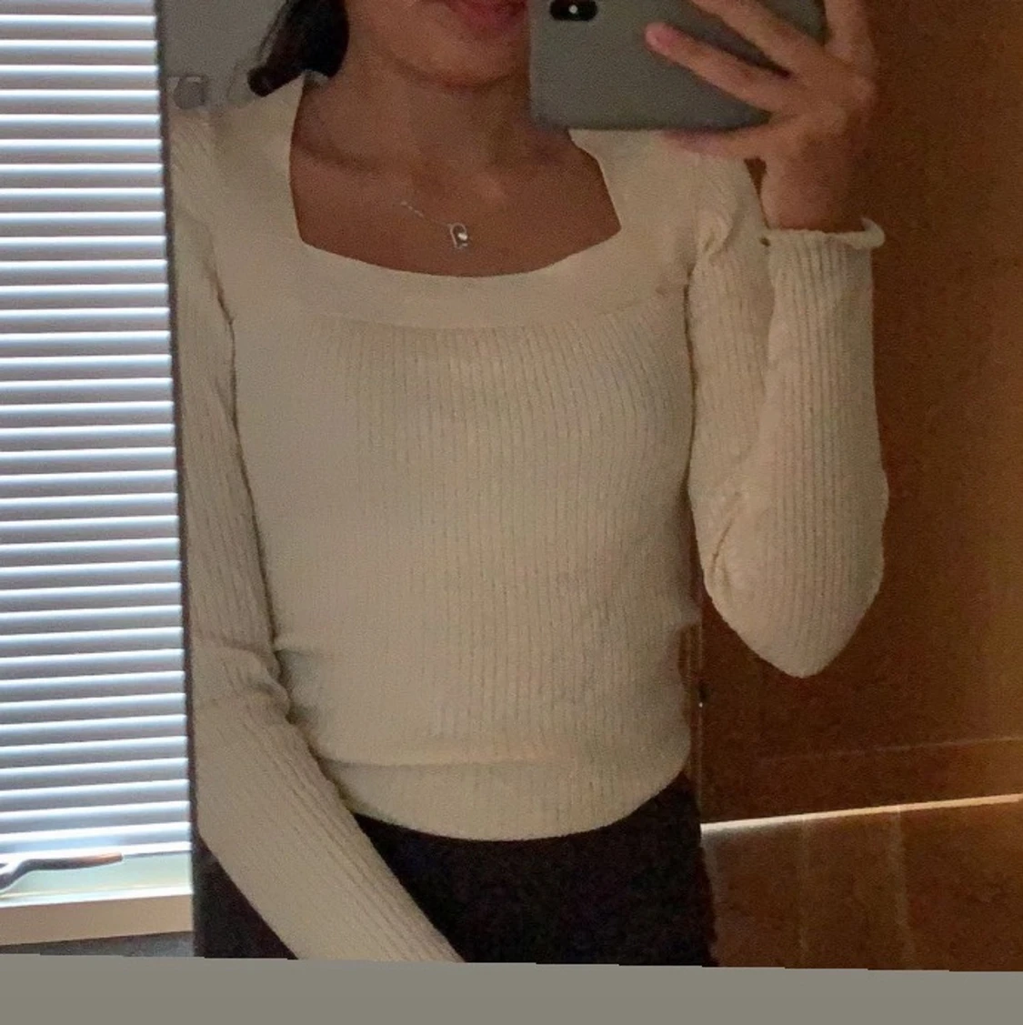 Långarmad top - H&M, strl S - 90