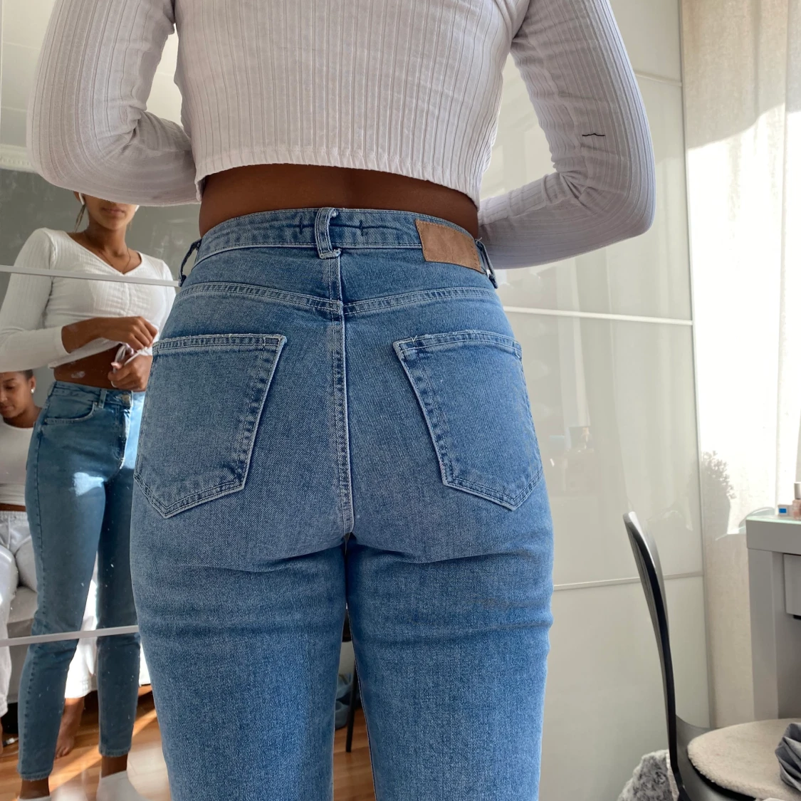 Jeans från pieces strl S