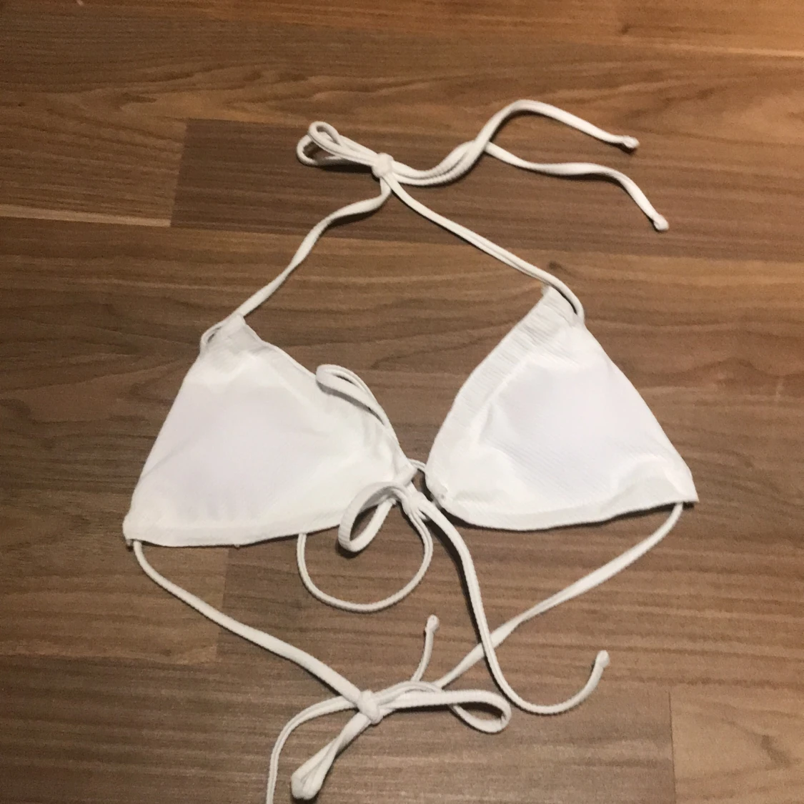 Vit bikini överdel strl S