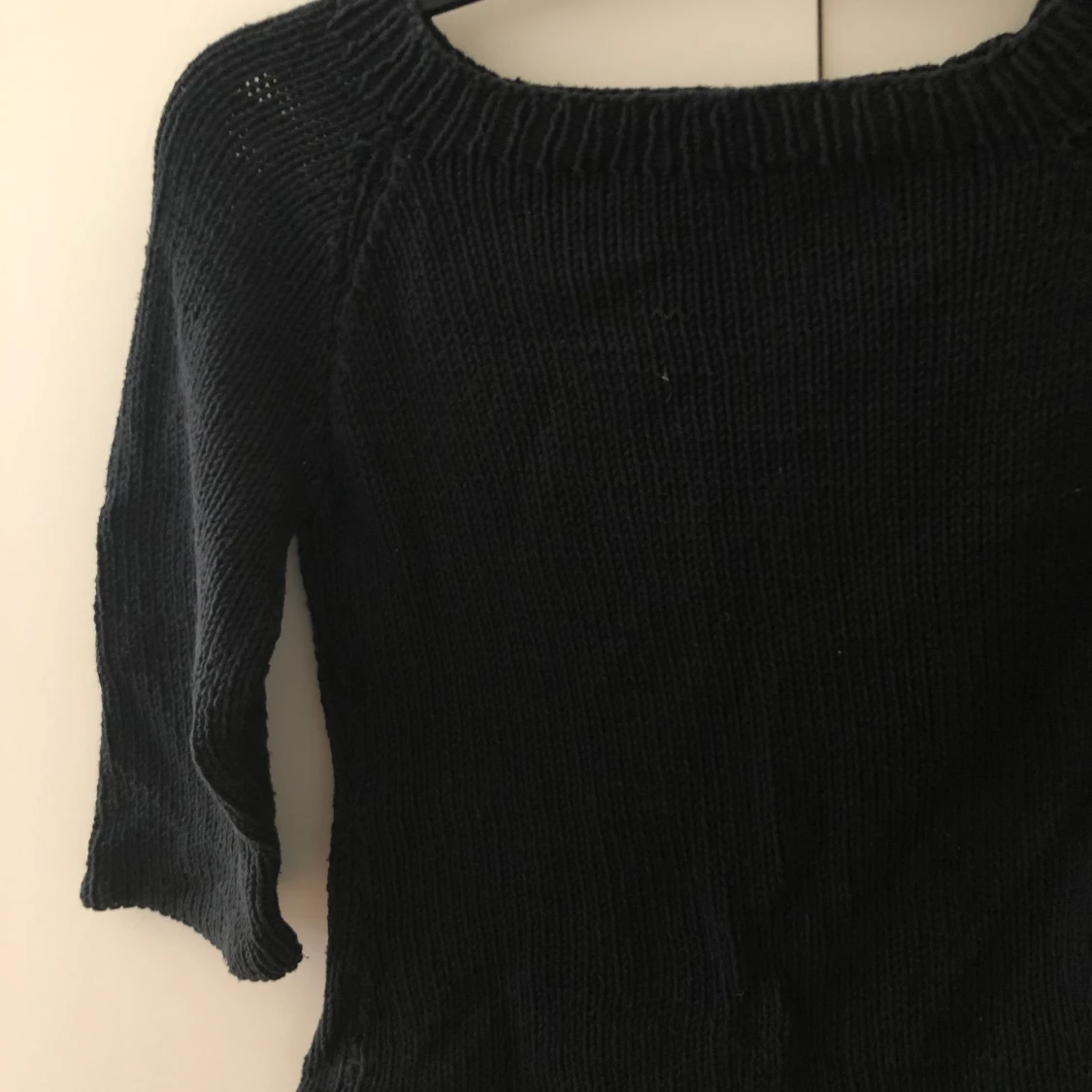 Svart stickad tröja - 91