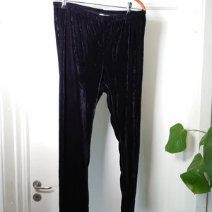 Sammetstights - Tights i svart sammet, jättefina🌹