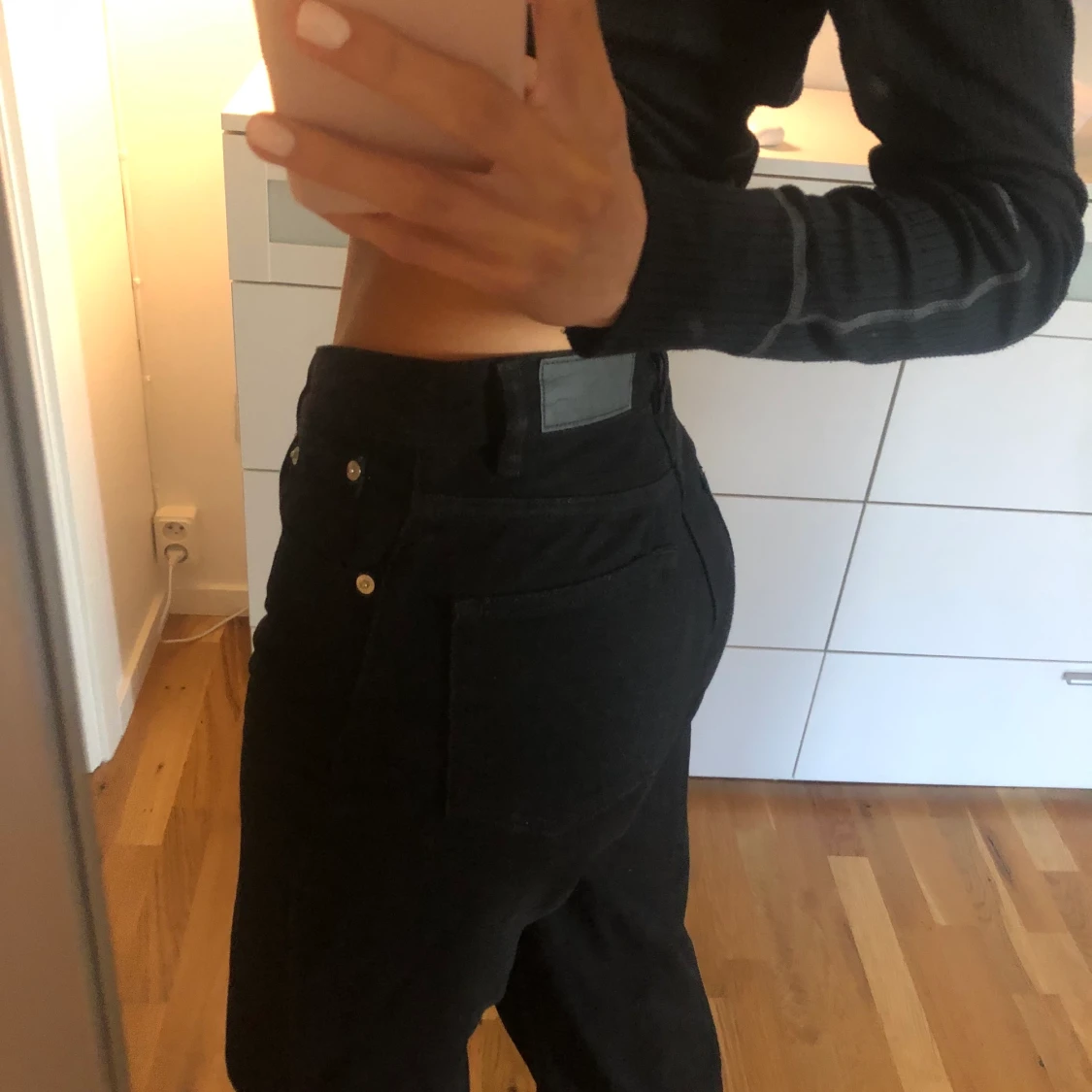 Junkyard svarta jeans stel 28 - 90