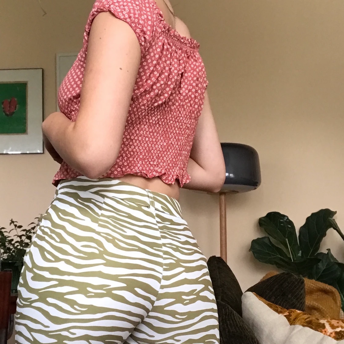 Sötaste blommiga blusen - 91