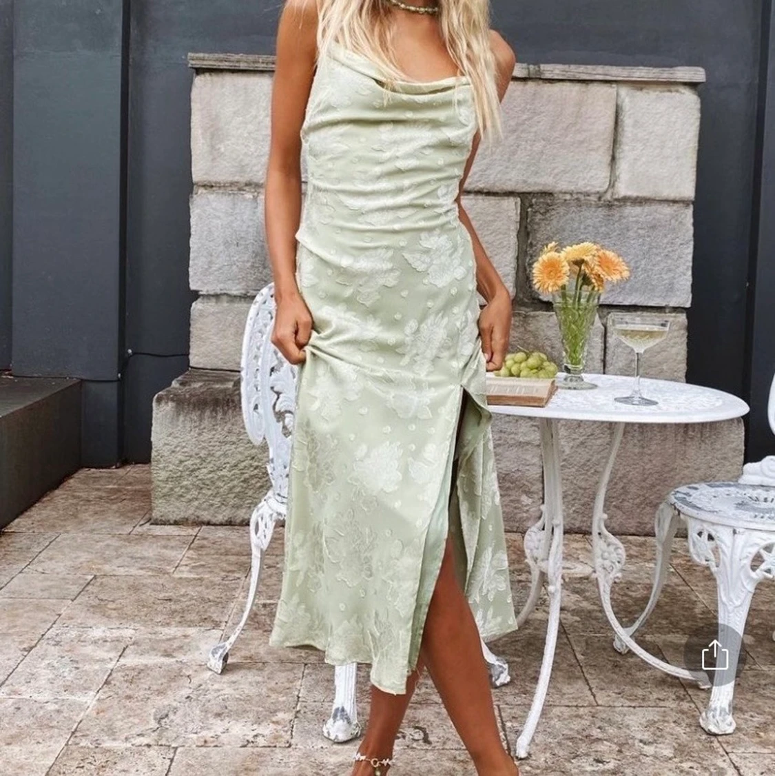 Grön klänning, Strl S