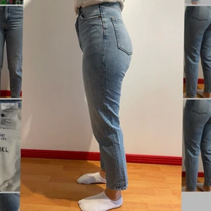 Monki Taiki Jeans - Säljer mina ljusblåa monki taiki jeans då de har blivit för små. Nyskick och ändats använda ett fåtal gånger!