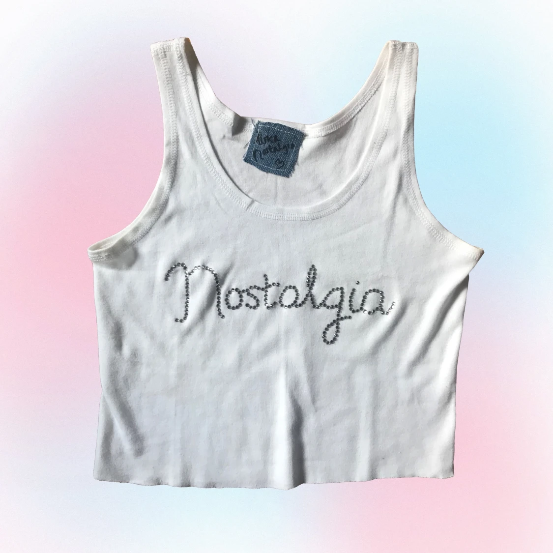 Topp med rhinestones  - 90