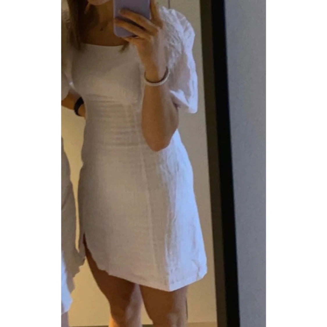 Vit studentklänning  - 90